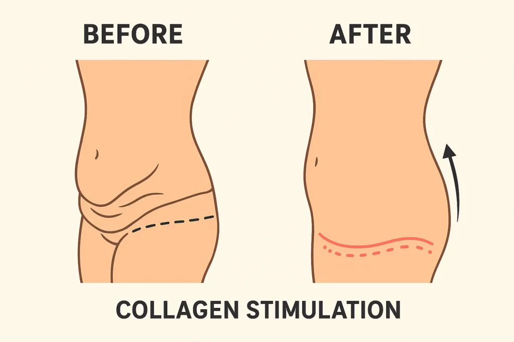 Before and after results for sagging skin after weight loss injections Coleshill